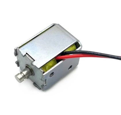 کیفیت  Open Frame Solenoid Electromagnet with Adjustable Stroke and Copper Winding for 6V 9V 12V DC Applications کارخانه