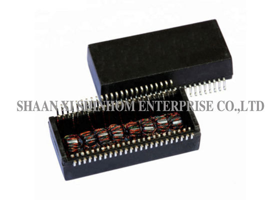SMD اترنت ترانسفورماتور LAN 48 پین، ترانسفورماتور PoE LAN 1000 Base-TX