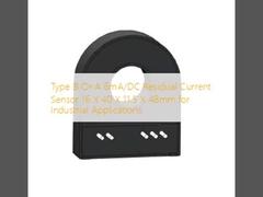 نوع B یا A 6mA/DC حسگر جریان باقیمانده 16 X 40 X 11.5 X 48mm برای کاربردهای صنعتی